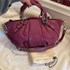 COACH - Madison pleated leather Sophia - NWT
